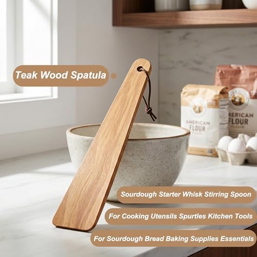 13-Inch Danish Dough Whisk:Wooden Utensil for Sourdough Bread Baking and Other Culinary Applications (3)
