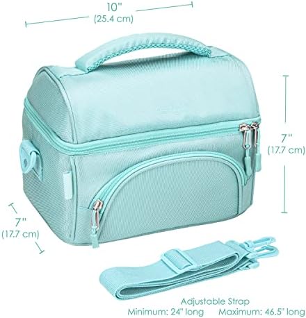 Bentgo Deluxe Insulated Lunch Bag with Adjustable Strap & Outer Pocket