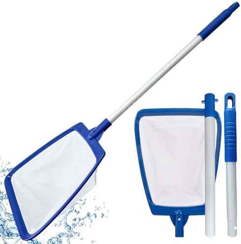 POOLAZA Hot Tub Pool Skimmer Net with 35" Aluminum Handle, Ultra Fine Mesh