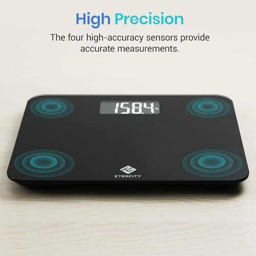 Etekcity Digital Body Weight Bathroom Scale, 440 lb Extra Wide Platform
