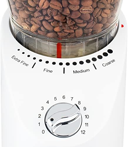 Capresso Infinity Plus Conical Burr Grinder, White
