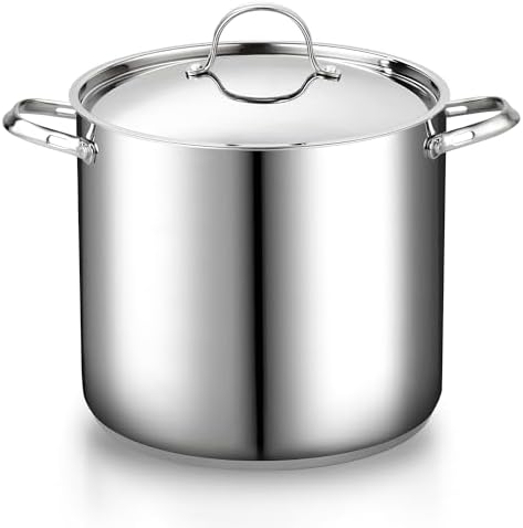 Cooks Standard 20 Quart Commercial Grade Stock Pot - Stainless Steel Pot