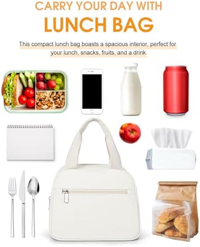 Lunch Bag, Small Insulated Lunch Box for Women Men