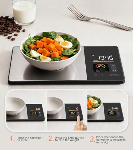 Food Scale with Nutritional Calculator, TFT Display, Track 23 Nutrients