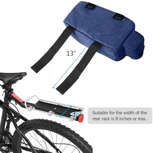 RAYMACE Bike Rear Rack Bag, Bike Trunk Cooler Bag