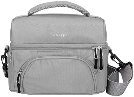 Bentgo Deluxe Insulated Lunch Bag with Adjustable Strap & Outer Pocket