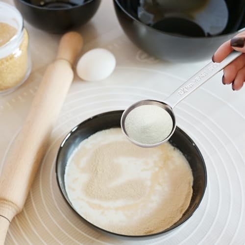 King Arthur Baking Company Yeast Measuring Spoon, 18/8 Stainless Steel, Holds 2.25 Teaspoons, For Bulk Yeast And Bread Baking, Pastries, And Rolls
