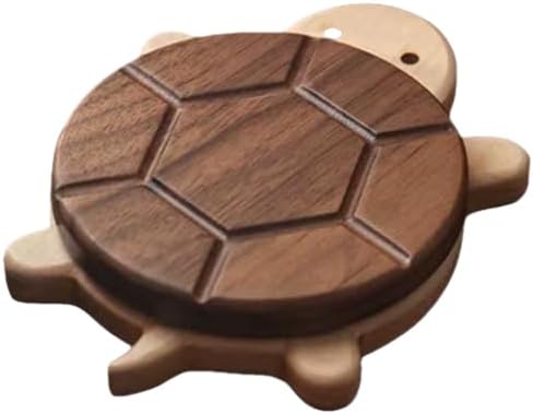Adorable Turtle Wooden Coaster – Premium Heat-Resistant Drink Holder, Unique Turtle Design for Coffee, Tea, and Mug, for Home Decor and Kitchen