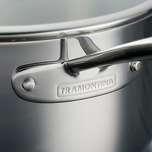 Tramontina Boston Tri-Ply Clad Stainless Steel 8-Pc Pots and Pans Set