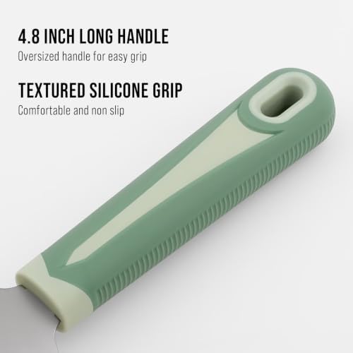 Julienne Peeler Vegetable Peeler with 4.8'' Long Silicone Handle