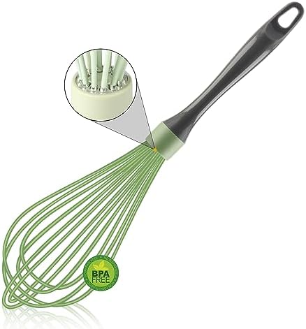 OYV Silicone Whisk, 12-Inch, Green