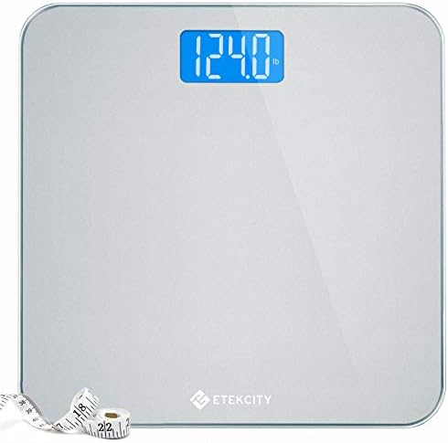 Etekcity Digital Bathroom Scale for Body Weight, Tempered Glass, 400 lbs
