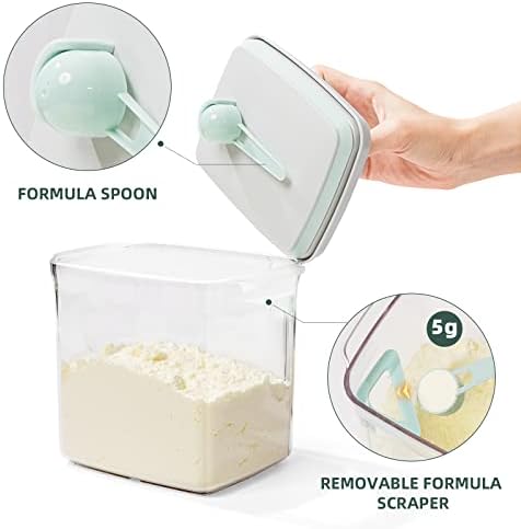 Formula Container, 1700ml Airtight Pop-Top Milk Powder Canister