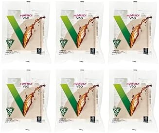 Hario V60 Paper Coffee Filter, Size 02, Natural, 600ct