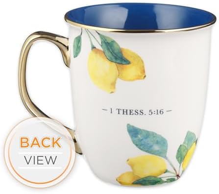Christian Art Gifts Large Ceramic Scripture Coffee & Tea Mug for Women