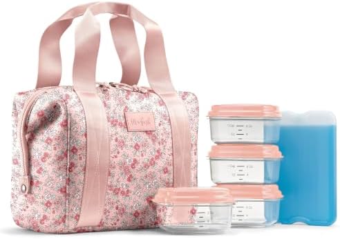 Fit & Fresh Remi Neoprene Lunch Bag for Women w/Ice Pack & Containers