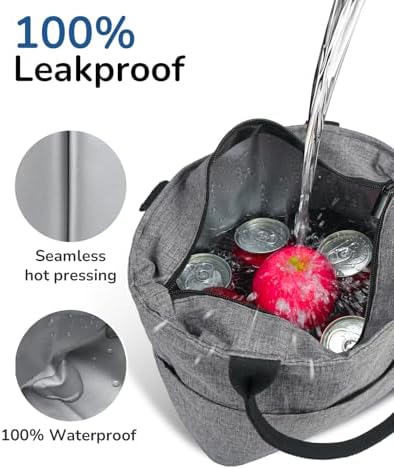 Aosbos Lunch Tote Bag,Insulated Lunch Bag For Women,Work,Office
