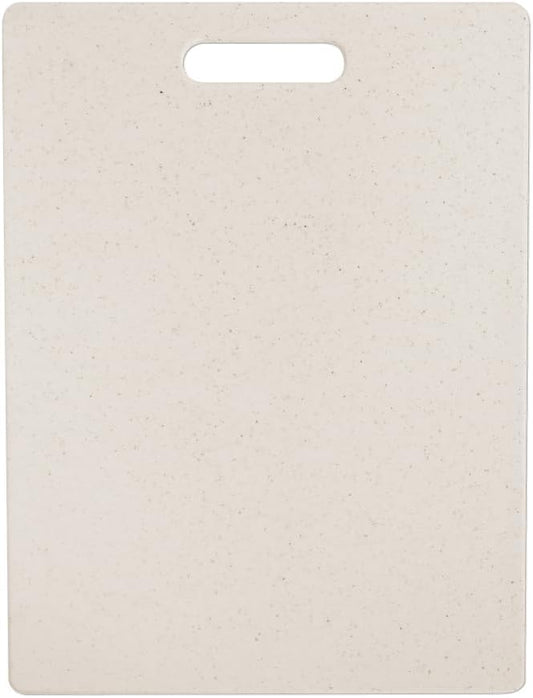Dexas Superboard Cutting Board with Handle 11 x 14.5 inch Oatmeal Granite, Kitchen Prep Board, Dishwasher Safe, Non-Porous Poly Surface, Made in USA