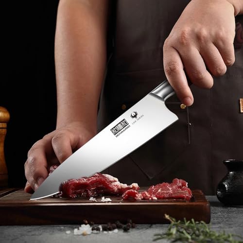 HOSHANHO 3PCS Kitchen Knife Set, Ultra Sharp Chef/Santoku/Paring Knives