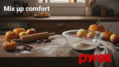 Pyrex 323 1.5qt Clear Glass Mixing Bowl - Made in USA