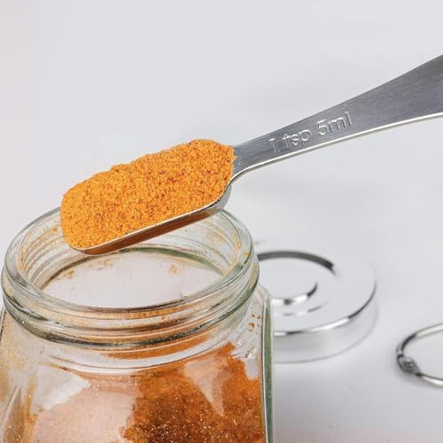 FANGSUN Stainless Steel Measuring Cups and Spoons Set of 10