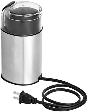Amazon Basics Fast Electric Coffee Grinder for Home Use, Easy to Use Coffee Bean and Spice Grinder with Heavy-Duty Stainless Steel Grind Blades