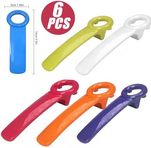 6 Pack Jar Openers for Seniors, Jar Lid Opener, Jar Key and Bottle Openers