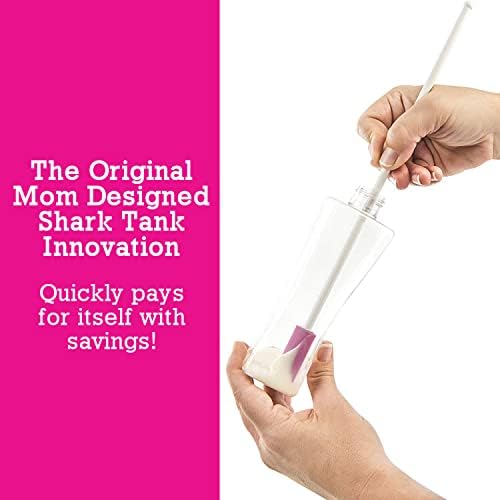 Spatty Daddy Silicone Spatula — Scraper Tool to Reach Every Last Drop in Any Bottle or Jar (Pink, 12 Inch)