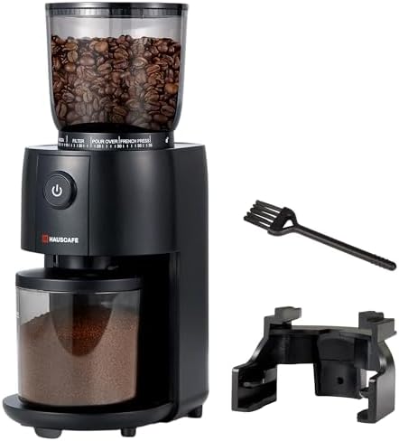 Coffee Grinder, Electric Burr Coffee Grinder with 38 Grind Settings for Espresso, Pour Over & French Press, Conical Burr Coffee Bean Grinder, One-Touch Operation, Easy Clean, Black