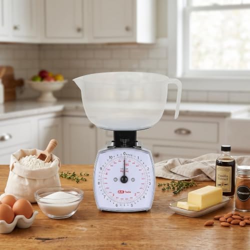 Tada 11lb Analog Food Scale Mechanical Dial Kitchen Scale