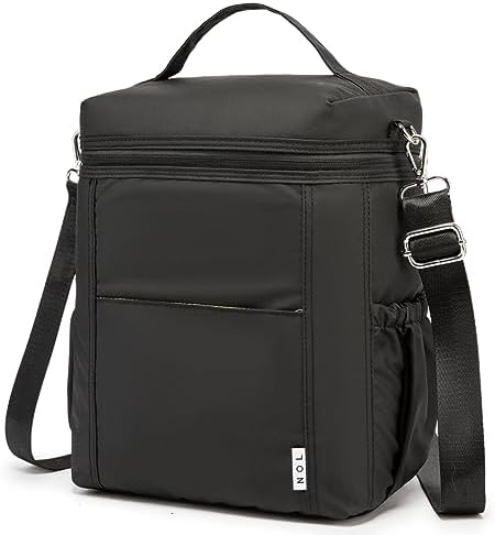 NOL Insulated Lunch Bags for Women Cooler Bag Lightweight Nylon Waterproof Lunch Box for Work