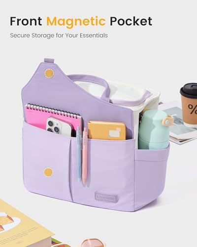 LOVEVOOK Lunch Box for Women,Large Insulated Leakproof Lunch Bag for Work