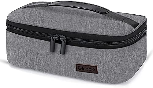 Gloppie Small Lunch Bag, Insulated Lunch Box for Adults & Kids, Grey