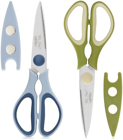 Mr. Pen- All Purpose Kitchen Shears with Protective Sheath, 2 pcs, 8 Inch