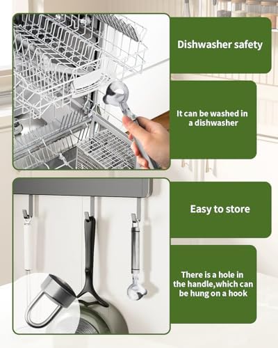 2 PCS Cactus Peeler Tool, Cactus Peeler Spoon, Long Handle Knife with Hole, Kitchen Gadget Accessories