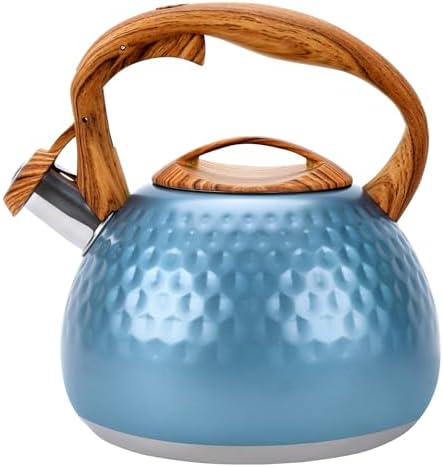 GGC Whistling Tea Kettle for Stove Top, 3.2QT/3L Stainless Steel Tea Kettle