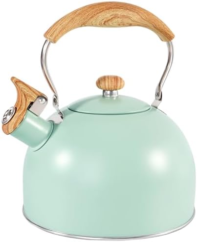 GGC Whistling Tea Kettle for Stove Top, 85OZ/2.6QT Stainless Steel Tea Pot