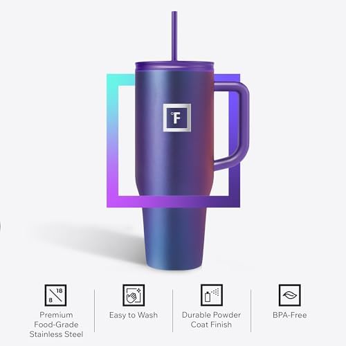 IRON °FLASK 40 oz Co-Pilot Insulated Travel Mug