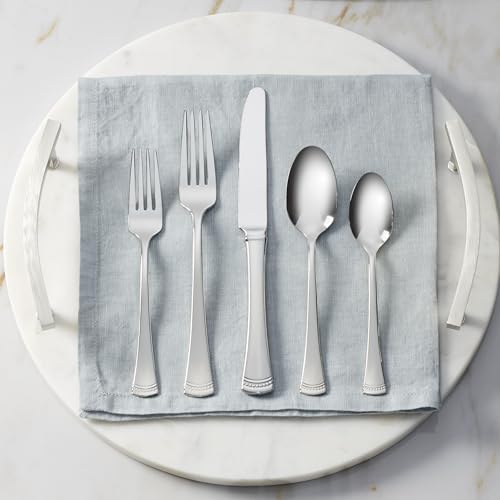 Lenox Portola 20-Piece 18/10 Silverware Set for 4, Flatware