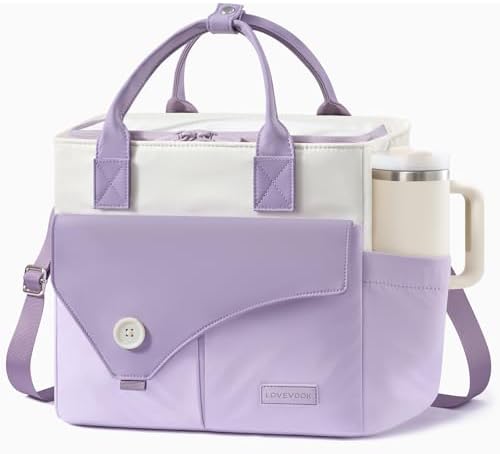 LOVEVOOK Lunch Box for Women,Large Insulated Leakproof Lunch Bag for Work
