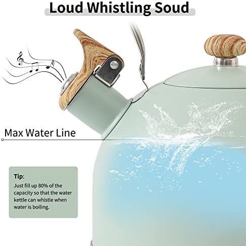 LONFFERY Tea Kettle for Stove Top
