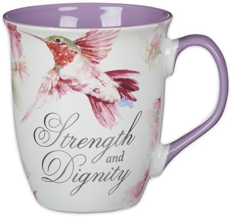Christian Art Gifts Large Ceramic Scripture Coffee Mug for Women