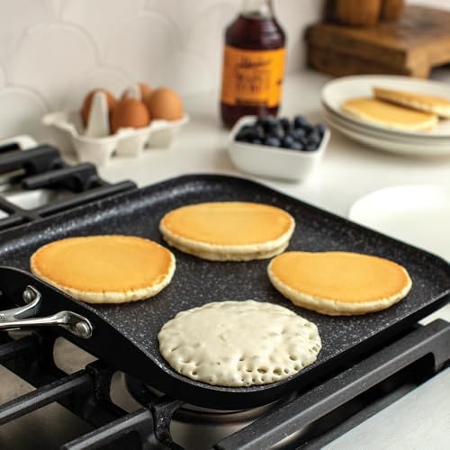 Nordic Ware Basalt Aluminum Saute Skillet, 12-Inch, Ceramic Coating