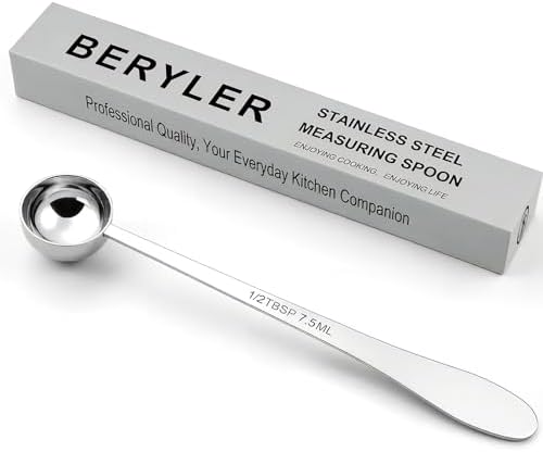 1PCS 1/2Tablespoon(1/2tbsp, 7.5ml) Extra-long Handle Measuring Spoon