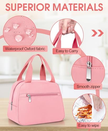 Lunch Bag, Small Insulated Lunch Box for Women