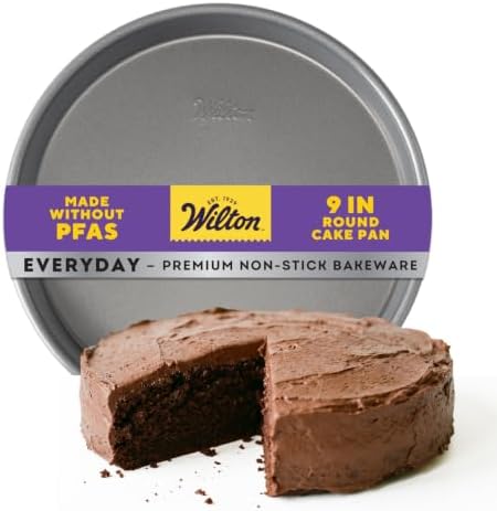 Wilton Everyday Non-Stick Round Cake Pan, Made Without PFAS, 9 in.