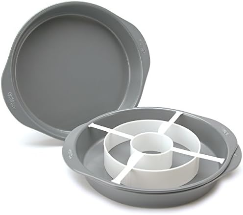 Wilton Round Checkerboard Cake Pan Set, 4-Piece, Steel