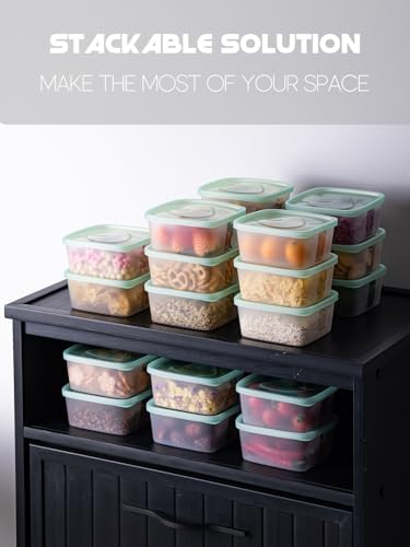 LivLab Mker 20 PCS Food Storage Containers with Lids - Meal Prep Containers