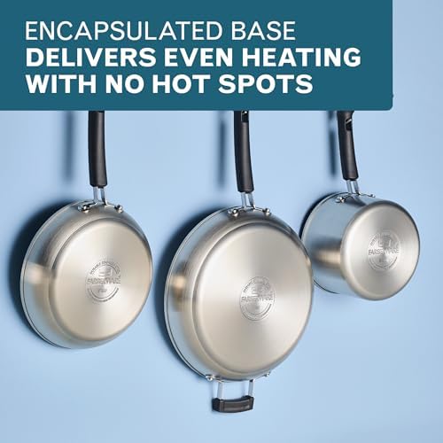 Farberware TrueCook Stainless Steel Saucepan with Lid, 2-Quart