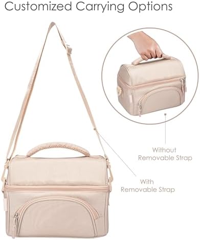 Bentgo Deluxe Insulated Lunch Bag with Adjustable Strap & Outer Pocket
